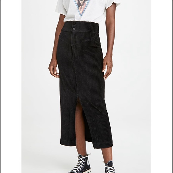 Free People Roxy Rib Pencil Skirt - Picture 3 of 4